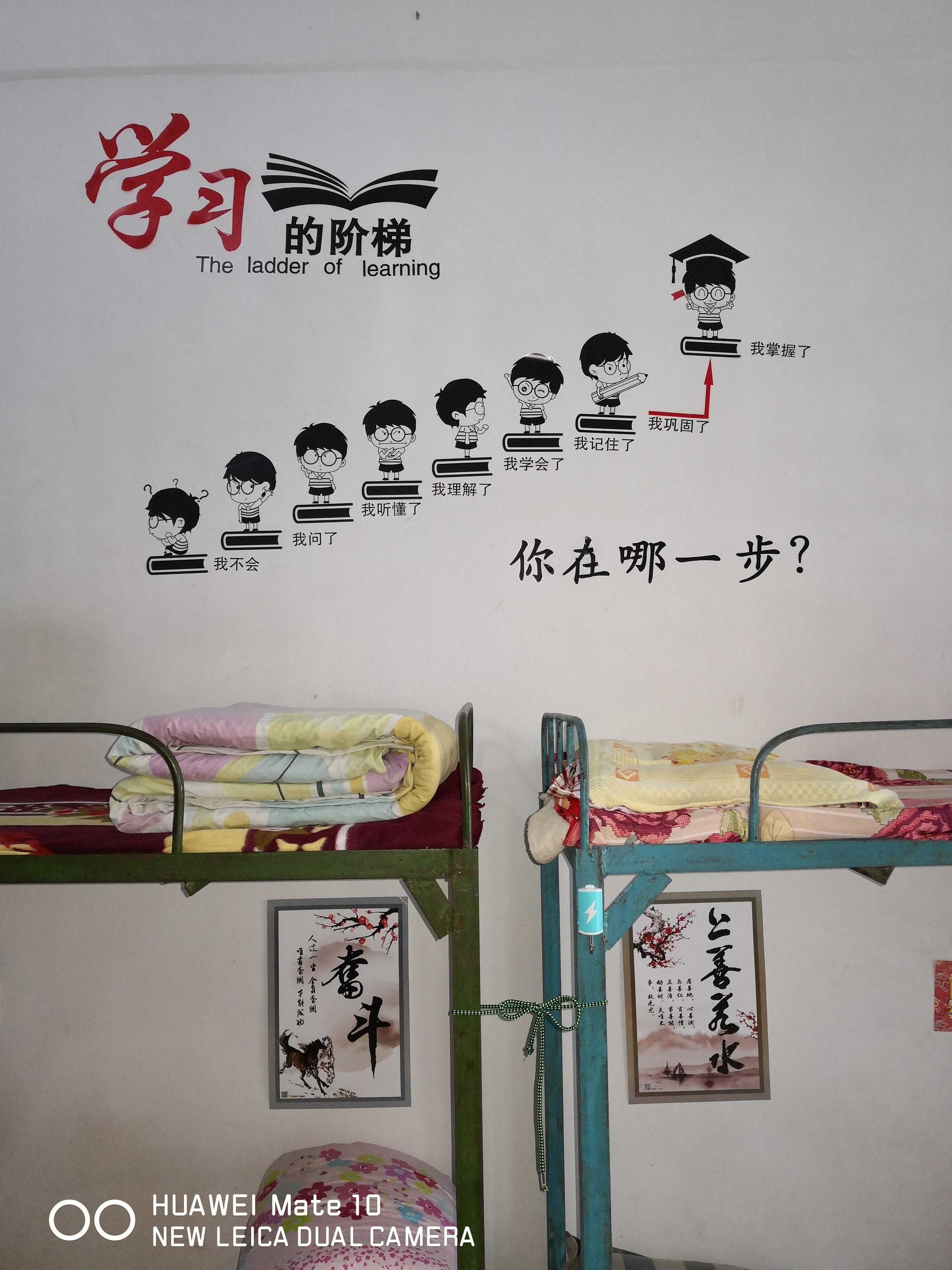 会后,学校各相关职能部门分组对全校1344间学生寝室进行了文化建设